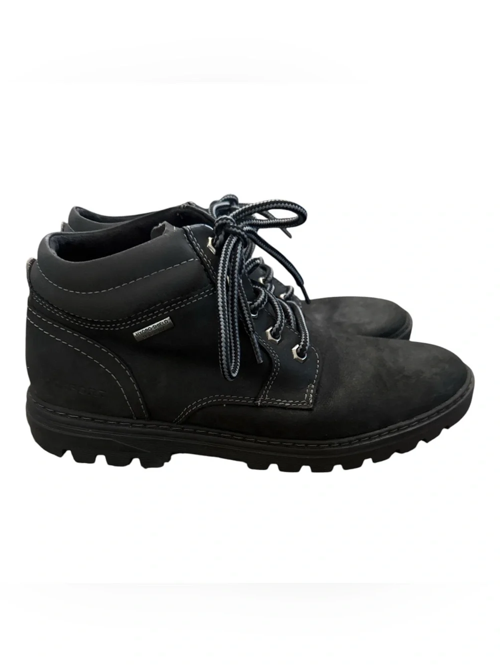 Rockport Trutech Hydro-Shield Waterproof Work Shoes Men’s Size 8.5 Charcoal Boot